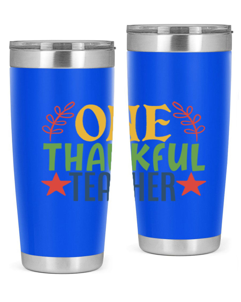 one thankful teacher Style 157#- teacher- tumbler