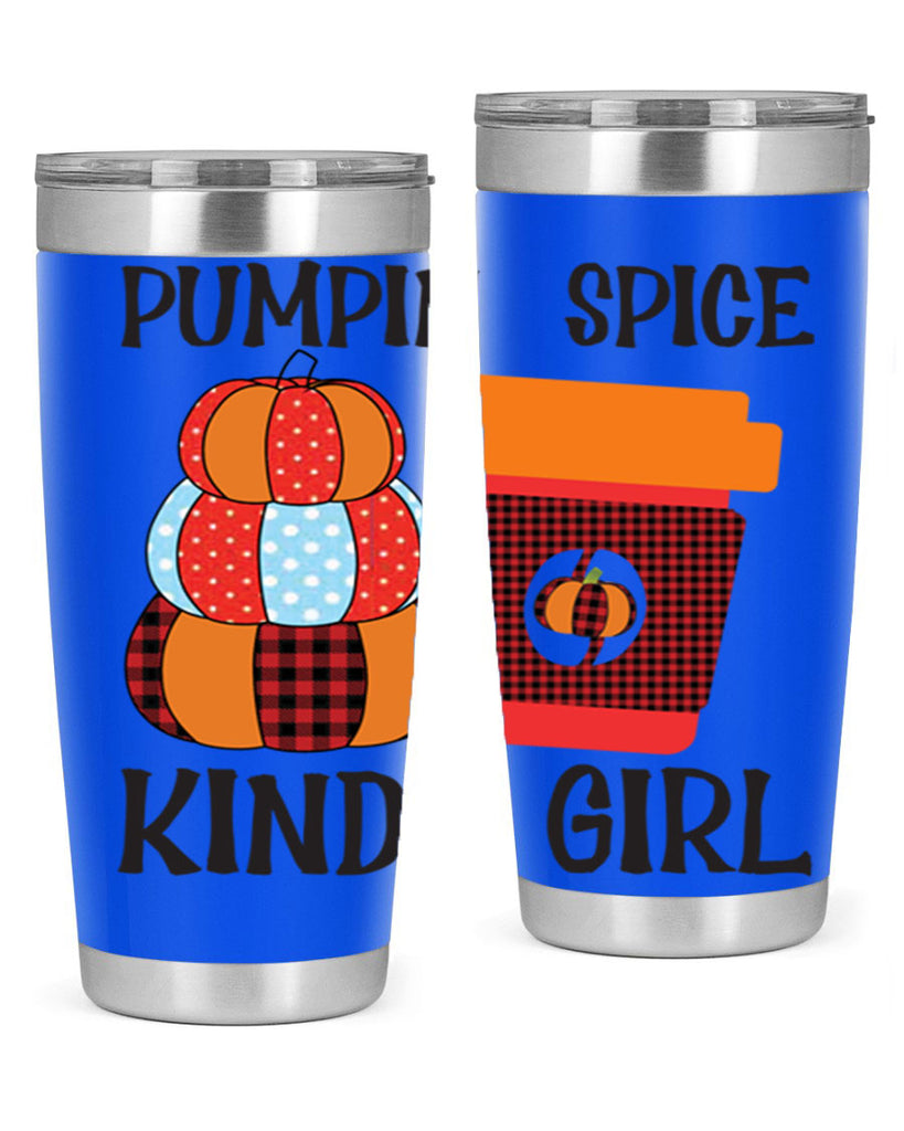 pumpkin spice kinda girl 551#- fall- Tumbler