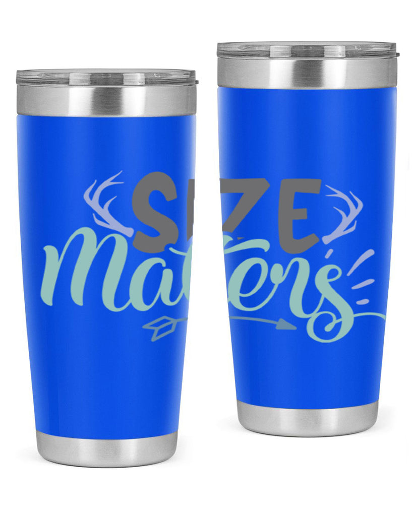 size matters 195#- fishing- Tumbler