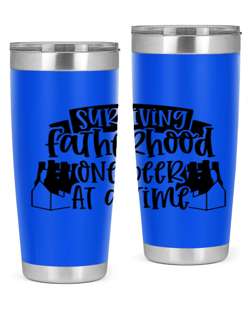 surviving fatherhood one beer at a time 19#- fathers day- Tumbler