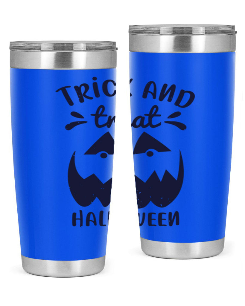 trick and treat halloween 126#- halloween- Tumbler