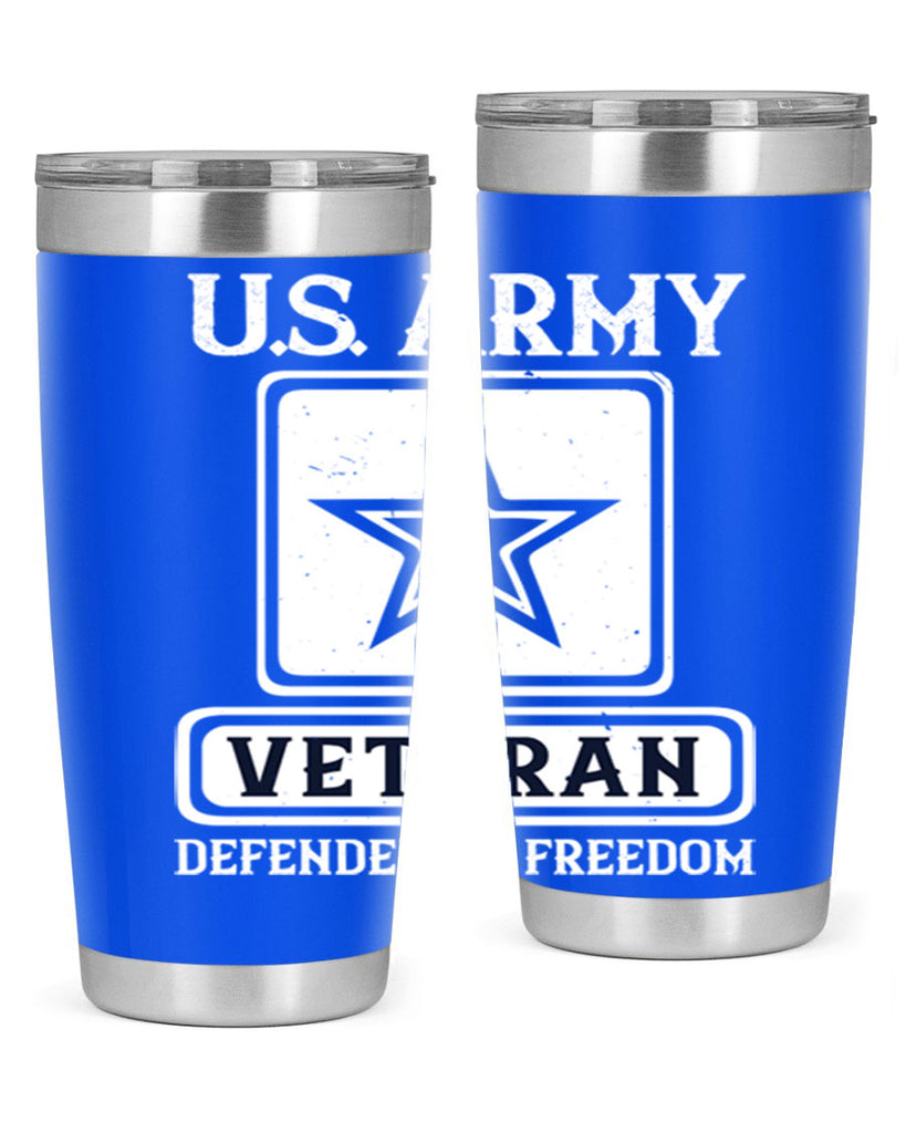 us army veteran defender of freedom 14#- Veterns Day- Tumbler