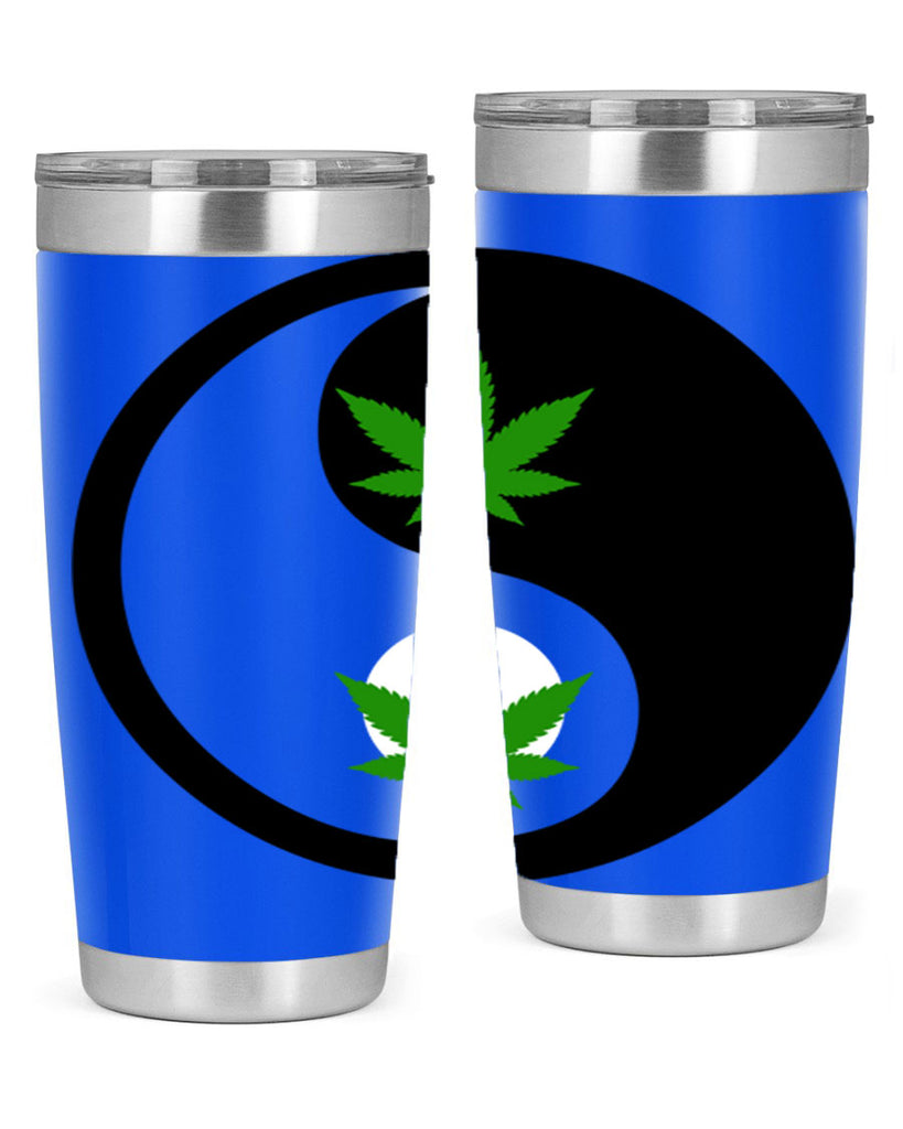 yin and yang weed 311#- marijuana- Tumbler