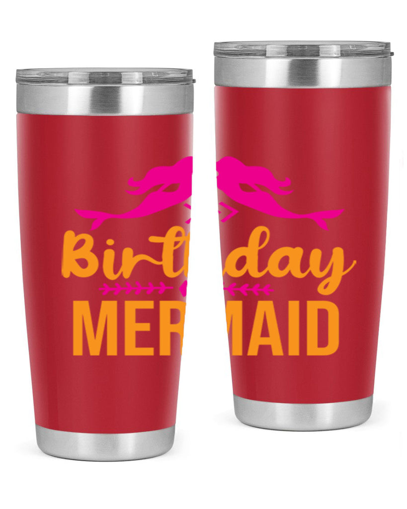 Birthday Mermaid 69#- mermaid- Tumbler