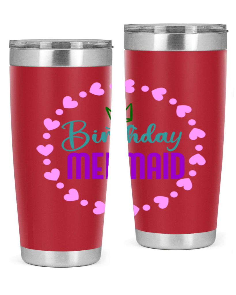 Birthday Mermaid 70#- mermaid- Tumbler