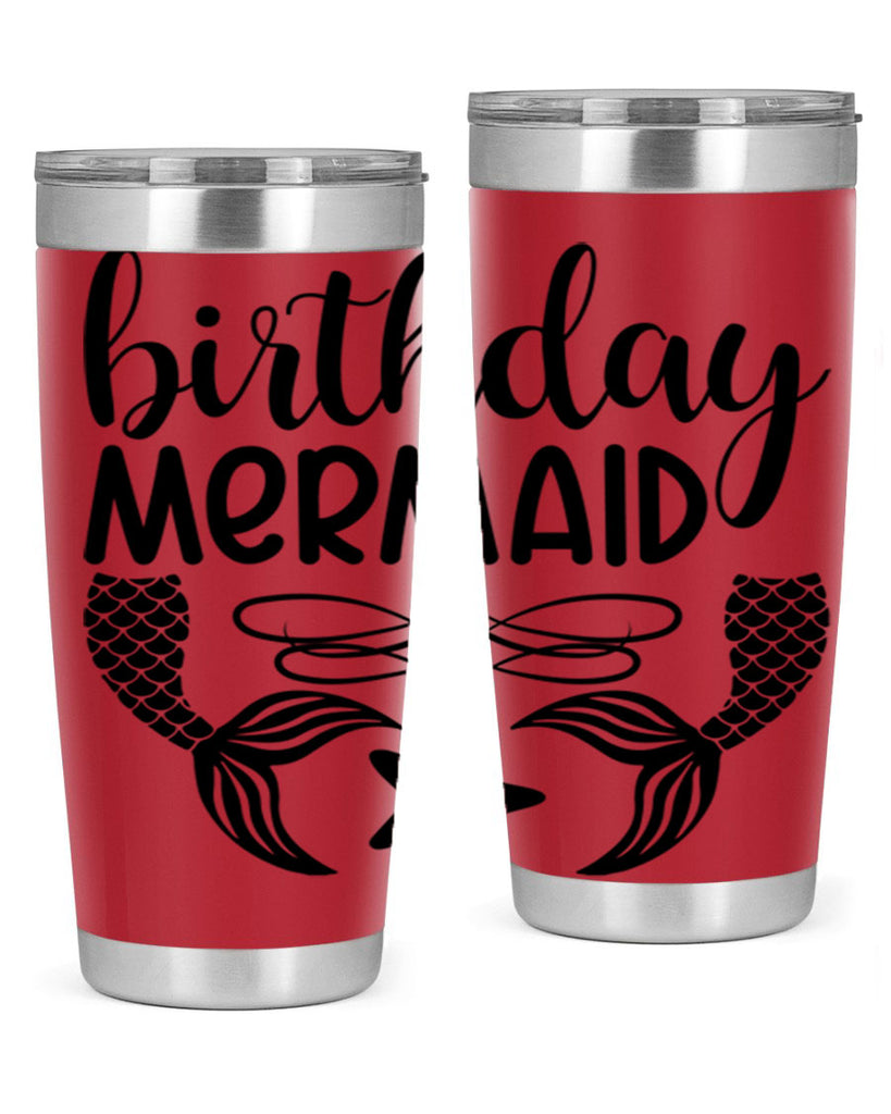 Birthday mermaid 76#- mermaid- Tumbler