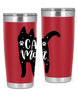 Cat Mom Style 86#- cat- Tumbler