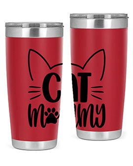 Cat Mommy Style 88#- cat- Tumbler