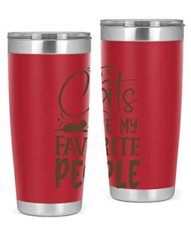 Cats Are My Favorite People Style 7#- cat- Tumbler