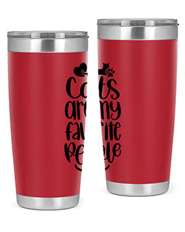 Cats Are My Favorite People Style 89#- cat- Tumbler