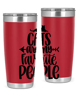 Cats Are My Favorite People Style 90#- cat- Tumbler
