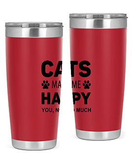 Cats Make Me Style 40#- cat- Tumbler