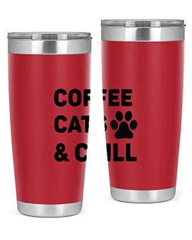 Coffee Cat Style 41#- cat- Tumbler