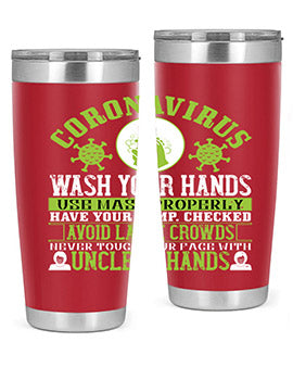 Coronavirus Wash Your Hands Use Style 1#- corona virus- Cotton Tank