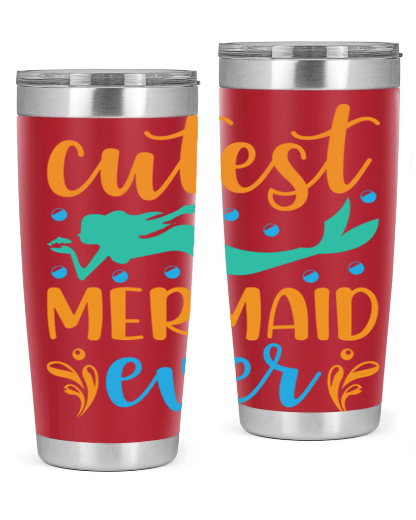 Cutest Mermaid Ever Design 102#- mermaid- Tumbler