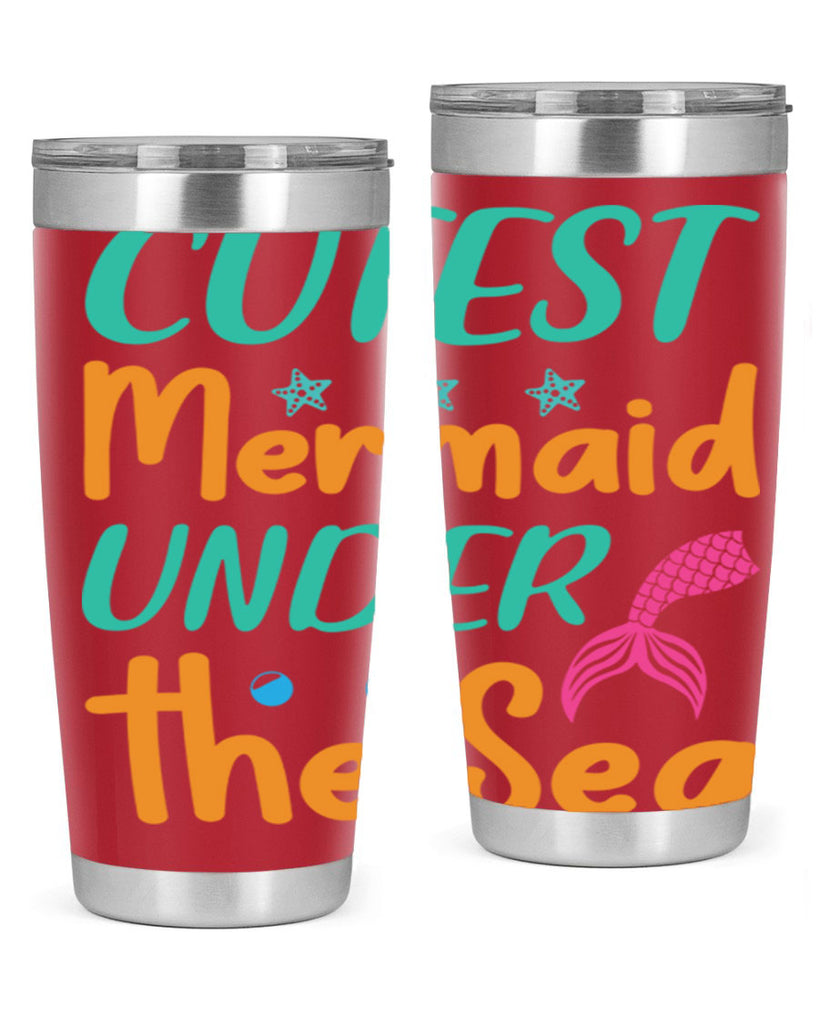 Cutest Mermaid Under the Sea 107#- mermaid- Tumbler
