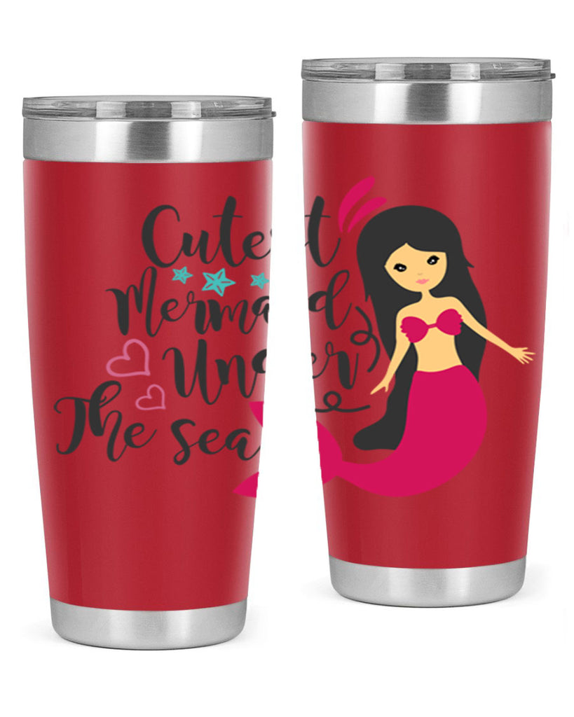 Cutest Mermaid under the sea 95#- mermaid- Tumbler