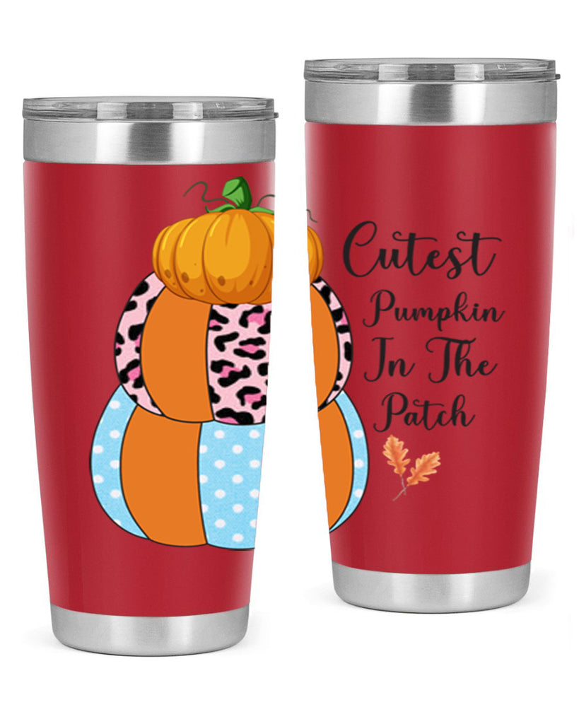 Cutest Pumpkin in the Patch 64#- fall- Tumbler