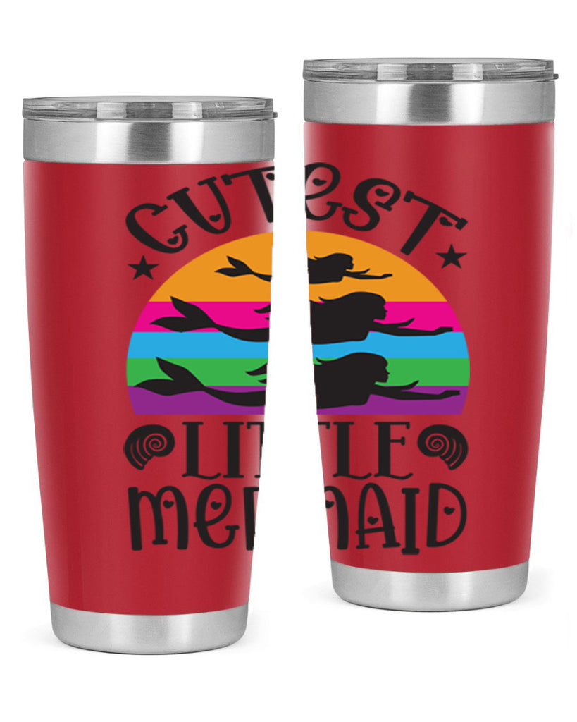 Cutest little mermaid 96#- mermaid- Tumbler