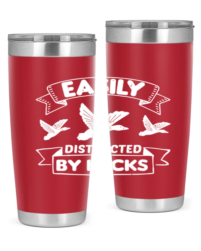 Easily Distracted By Ducks Style 48#- duck- Tumbler