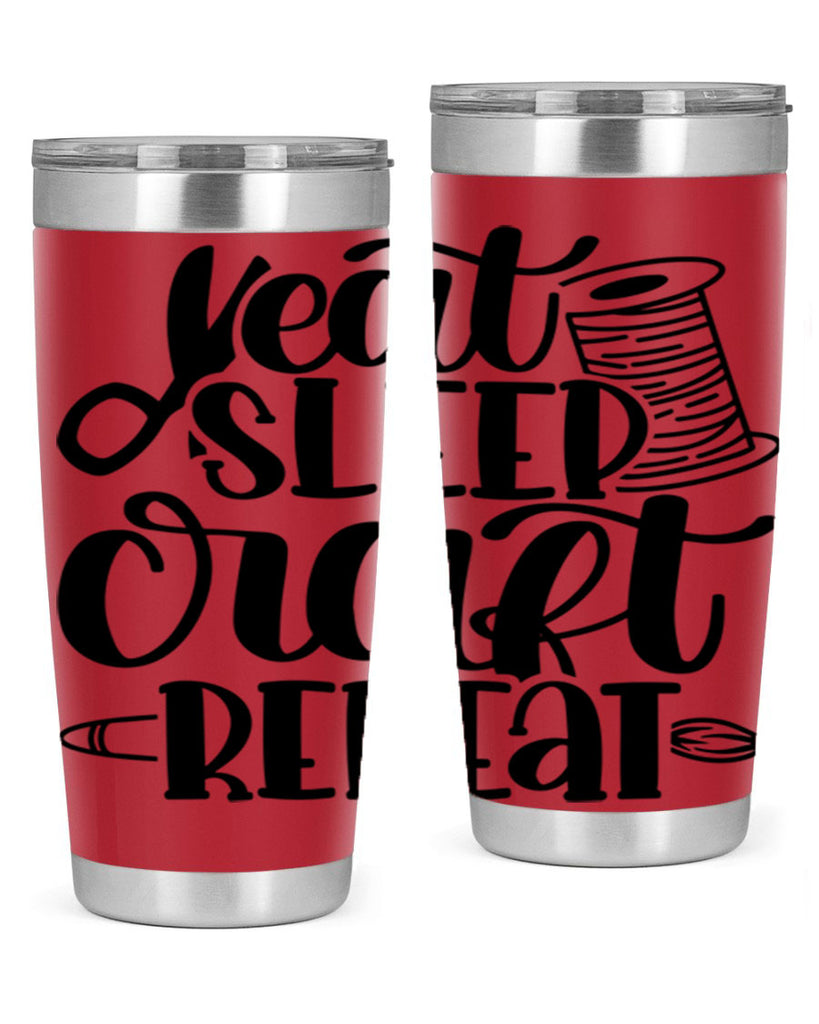 Eat Sleep Craft Repeat 29#- crafting- Tumbler