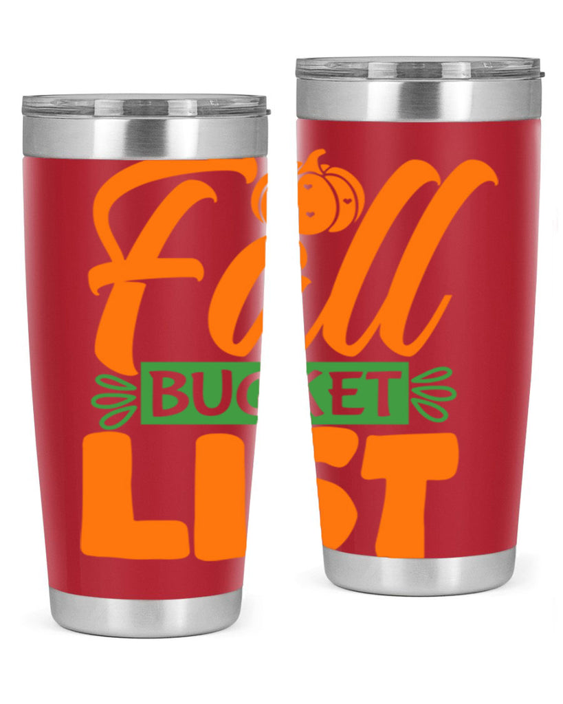 Fall Bucket List 93#- fall- Tumbler