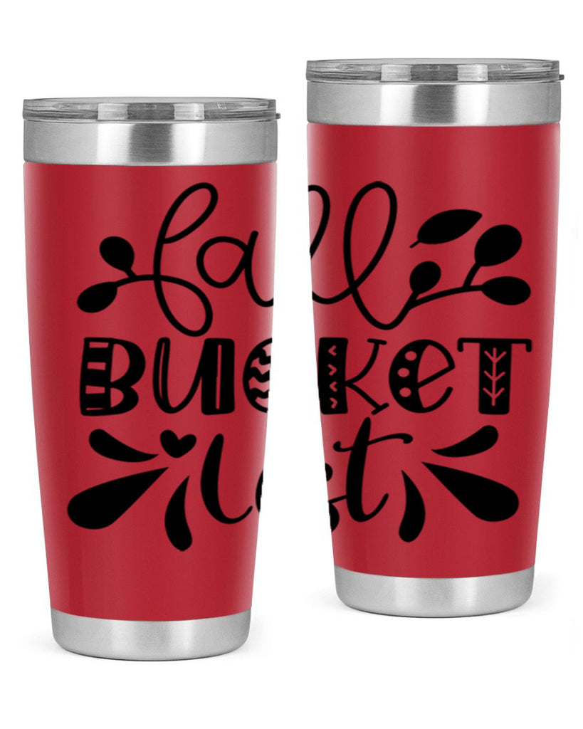 Fall Bucket List 94#- fall- Tumbler