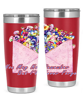 Floral Buerfly AlzheimerS Awareness 147#- alzheimers- Tumbler