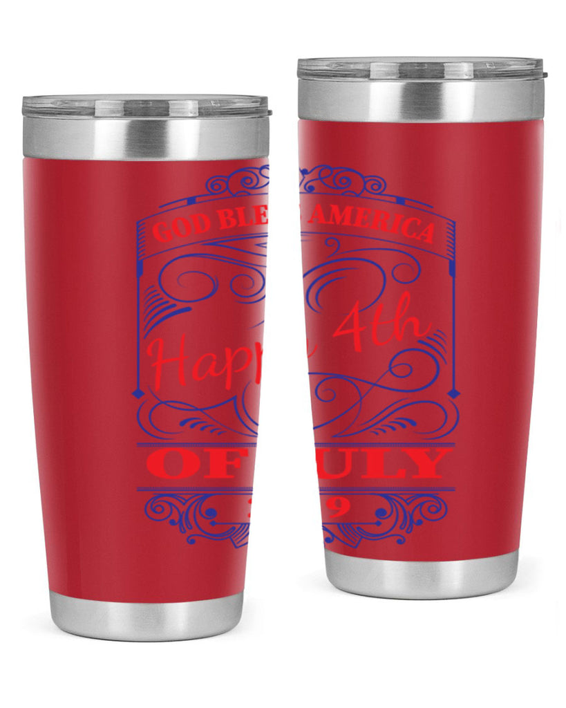 GOD BLESS AMERICA Happy thOF JULY Style 94#- Fourt Of July- Tumbler