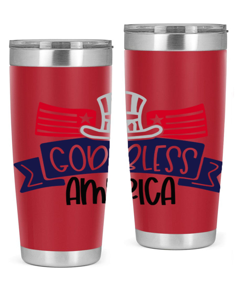 God Bless America Style 151#- Fourt Of July- Tumbler