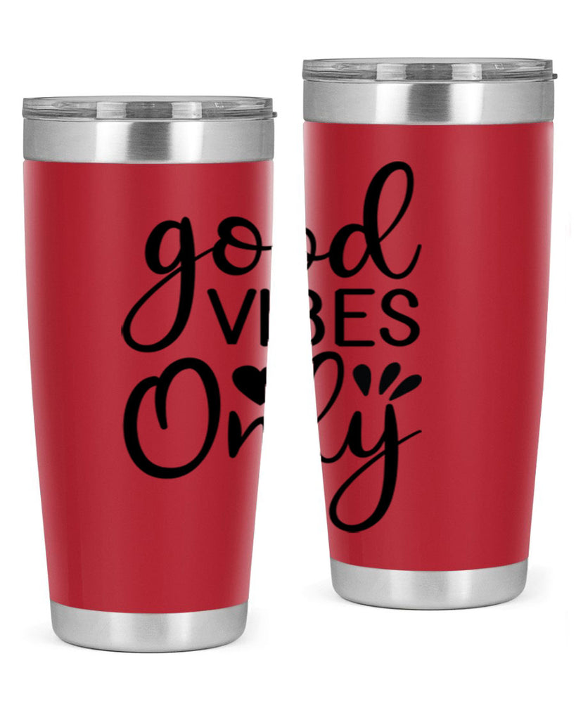 Good vibes only design 202#- mermaid- Tumbler