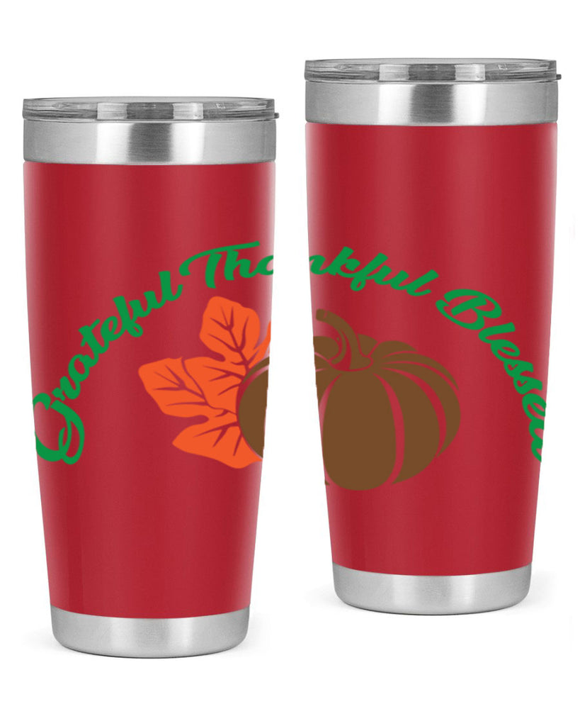 Grateful Thankful Blessed 214#- fall- Tumbler