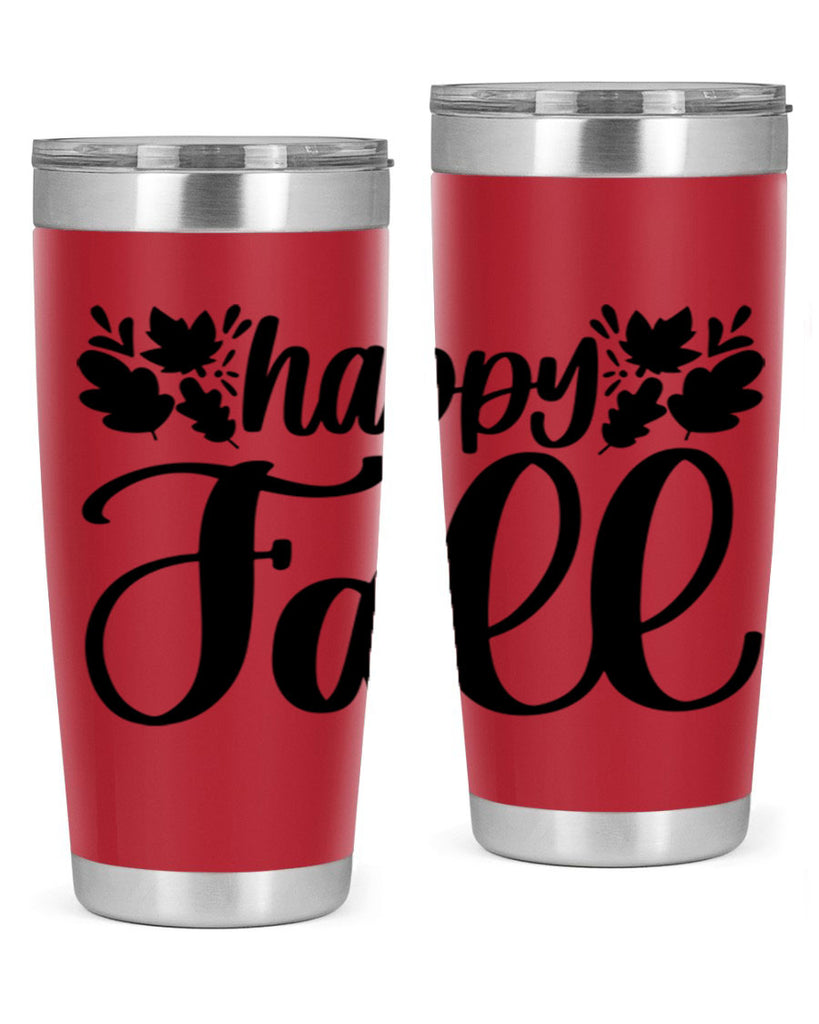 Happy Fall 489#- fall- Tumbler
