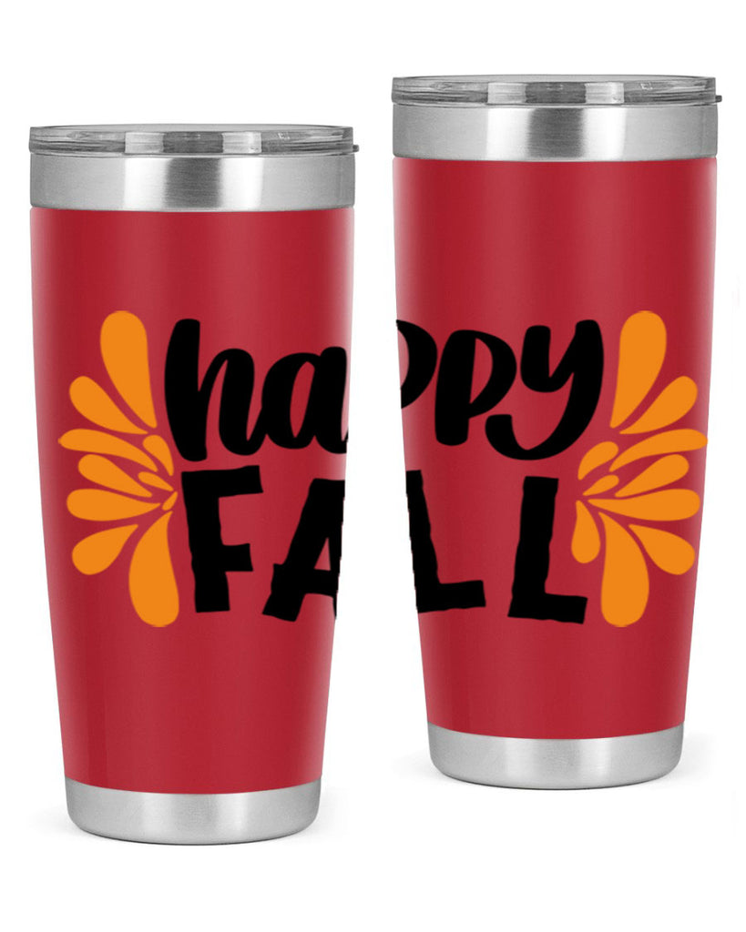 Happy Fall 491#- fall- Tumbler