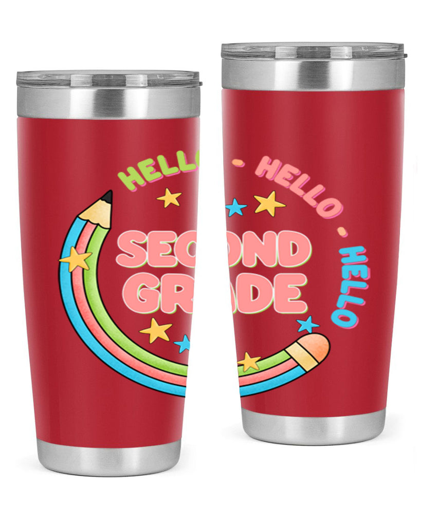 Hello 2nd Grade Pencil 10#- second grade- Tumbler