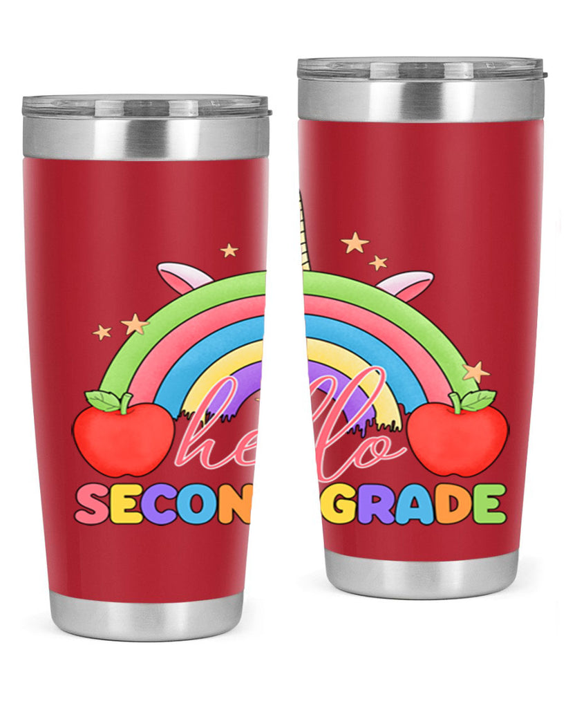 Hello 2nd Grade Unicorn Rainbow 13#- second grade- Tumbler