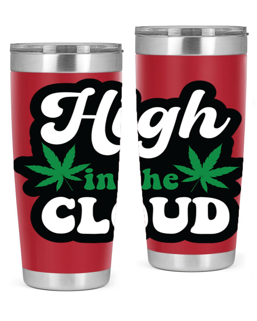 High in the cloud 113#- marijuana- Tumbler