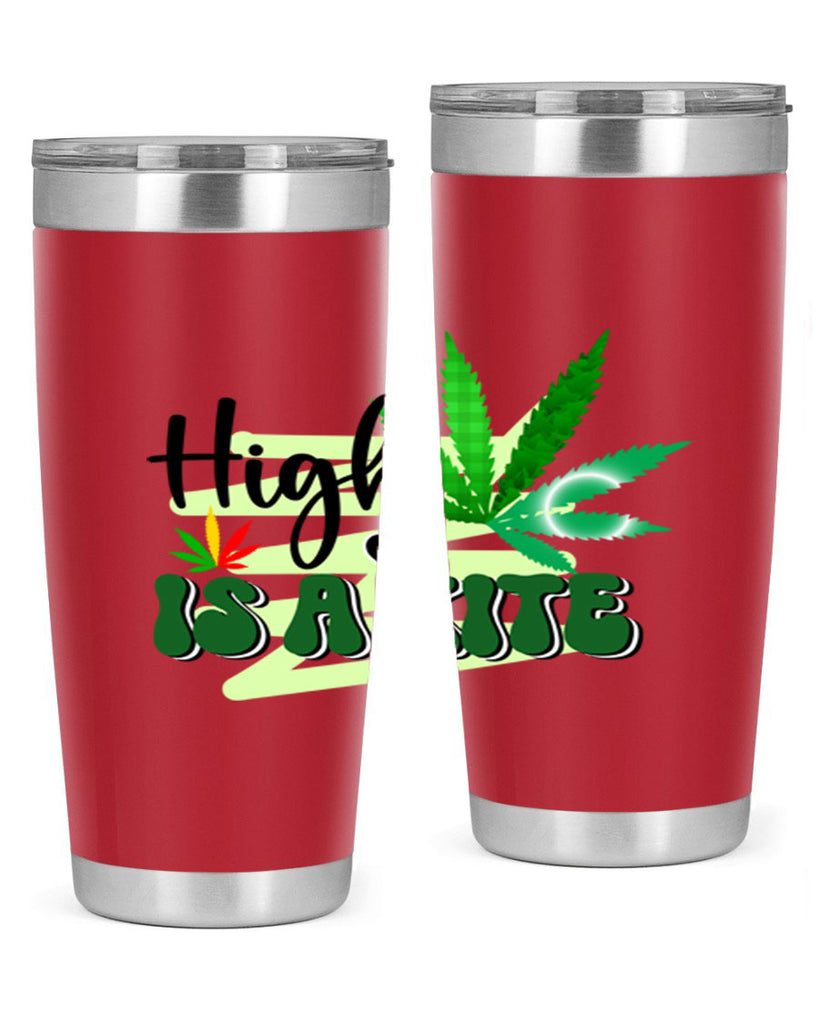 High is a Kite 116#- marijuana- Tumbler