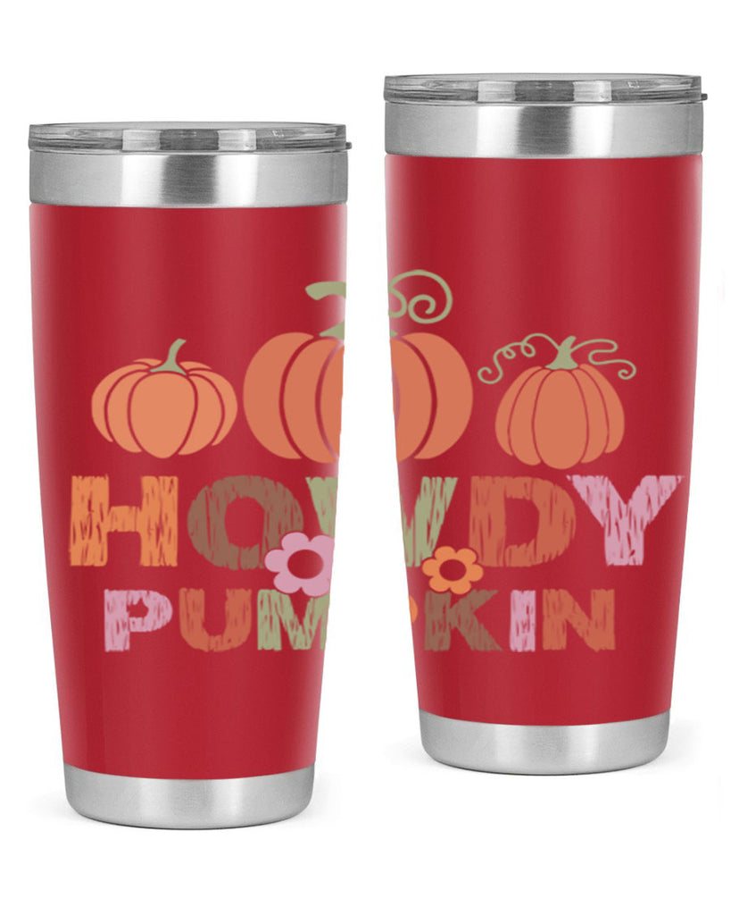 Howdy Pumpkin 321#- fall- Tumbler