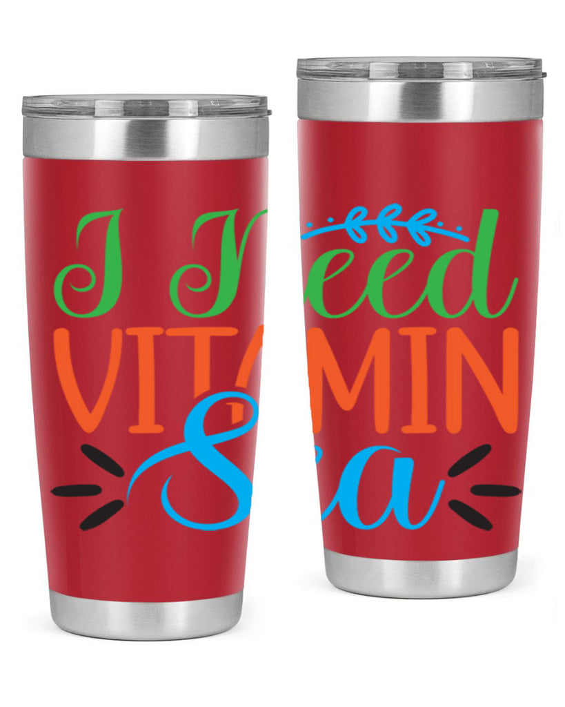 I Need Vitamin Sea 233#- mermaid- Tumbler