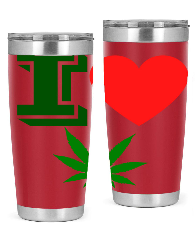 I love Cannabis 127#- marijuana- Tumbler