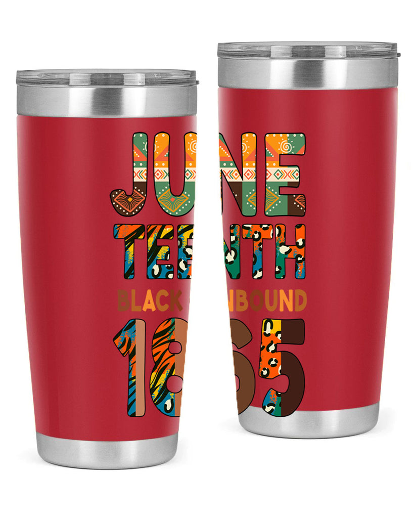 Juneteenth Black Unbound 1865 Png 33#- Juneteenth- tumbler