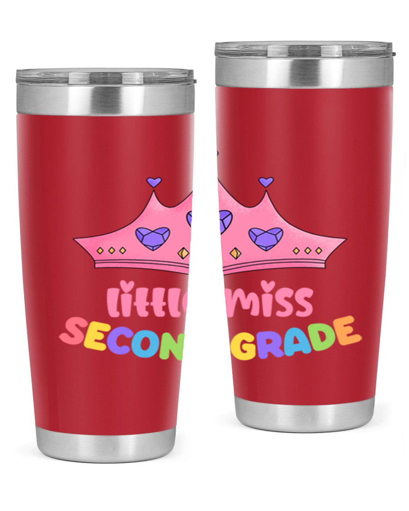 Little Miss 2nd Grade 16#- second grade- Tumbler