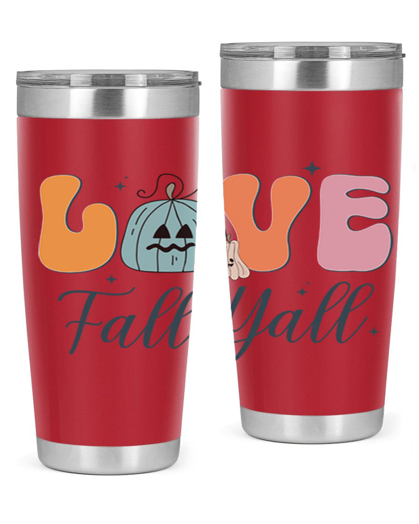 Love Fall Yall 413#- fall- Tumbler