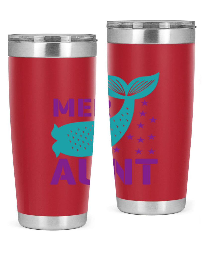 Mer Aunt 319#- mermaid- Tumbler