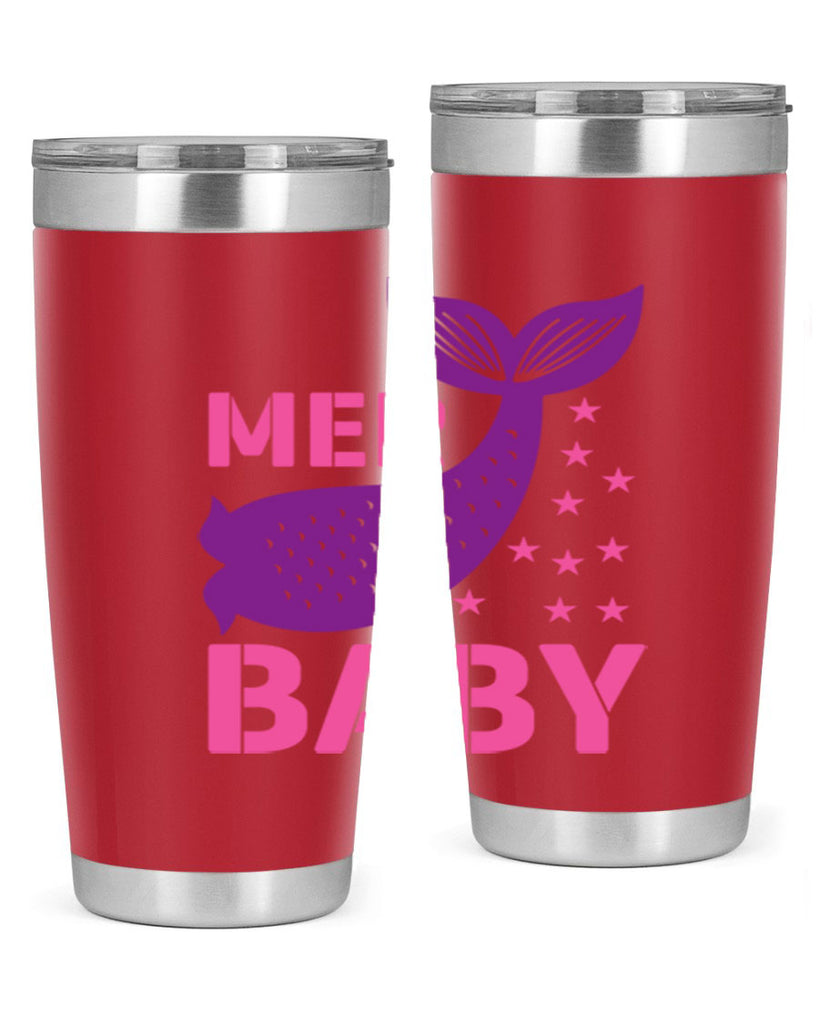 Mer Baby 321#- mermaid- Tumbler