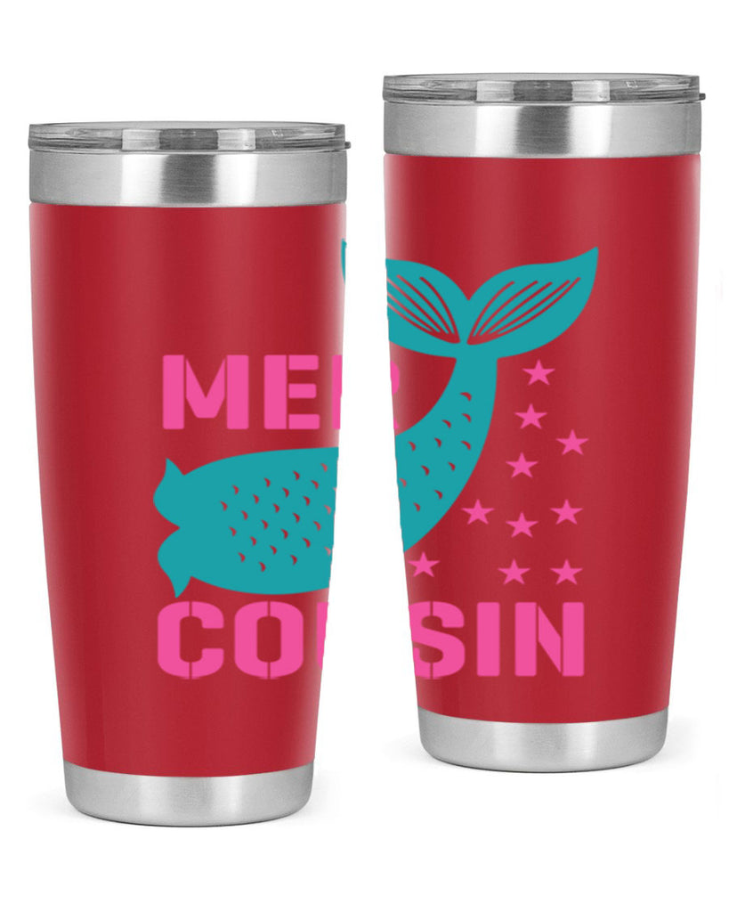 Mer Cousin 324#- mermaid- Tumbler