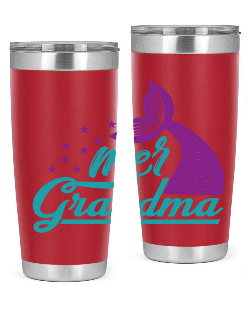 Mer Grandma 328#- mermaid- Tumbler