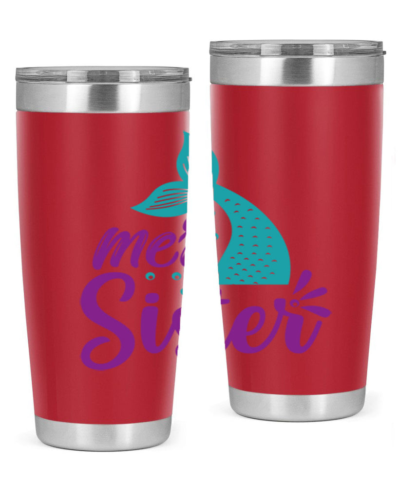 Mer Sister 346#- mermaid- Tumbler