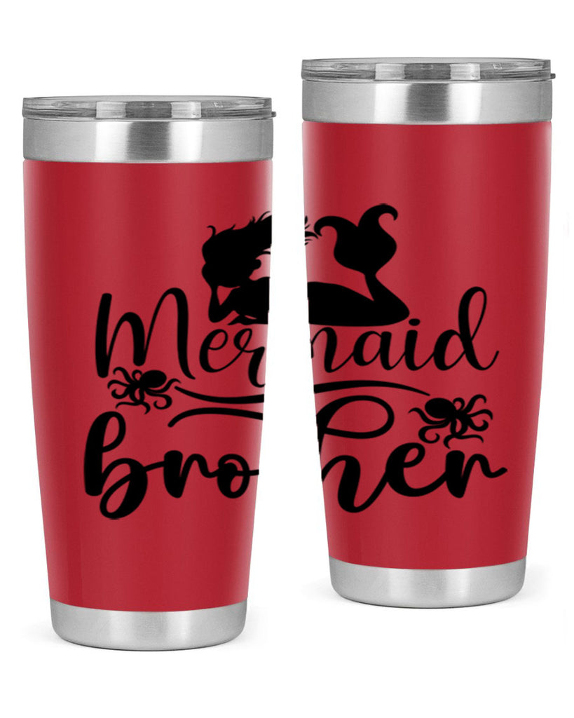 Mermaid Brother 355#- mermaid- Tumbler